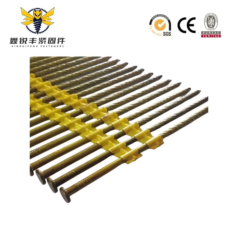 Customized Specification Plastic Framing Nails Strip Nails for Wood