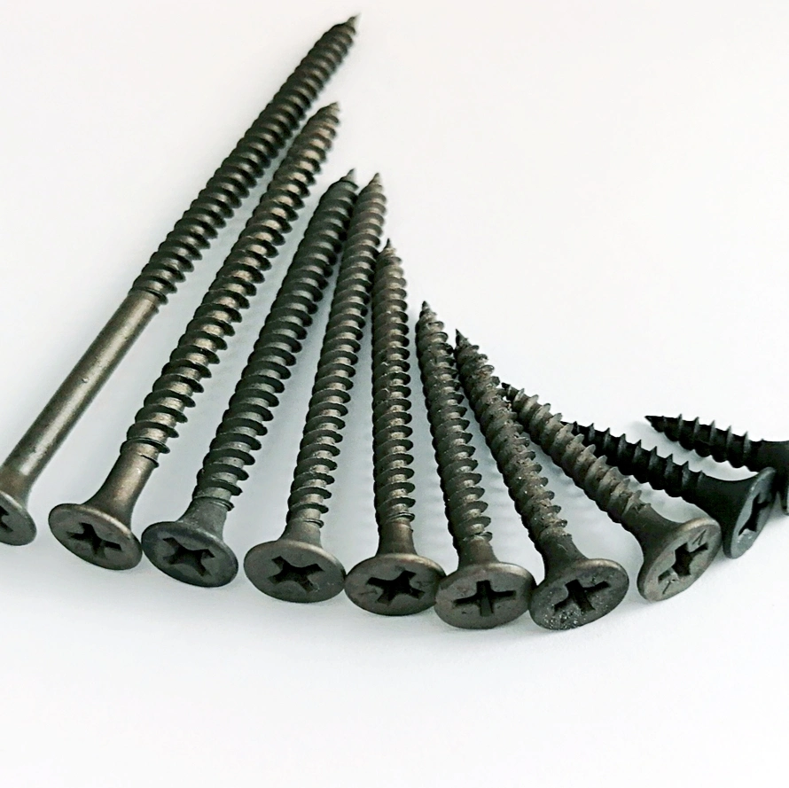 Drywall Plasterboard Screws Black Bugle Head Sharp Point Screw Studding