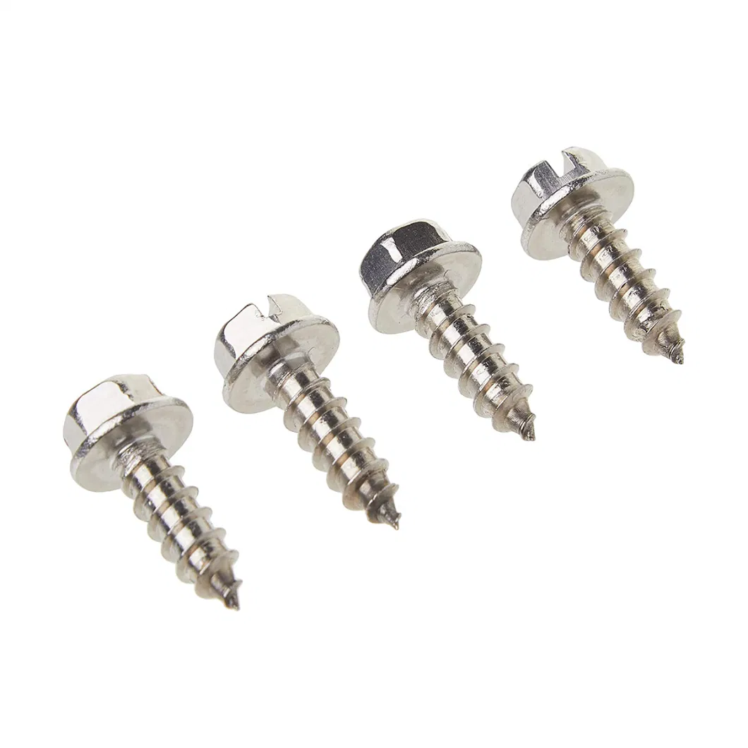 Slotted Drive Hex Head Concrete Screw Self Tapping Srcew