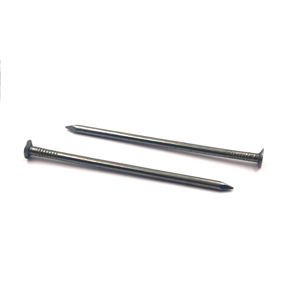 4 in X 8 Gauge Bright Finish Large Head Flat Head Nails with 25kg Box