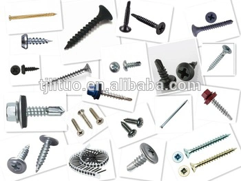 DIN7982 Galvanized Flat Phillips Head Self Tapping Screw