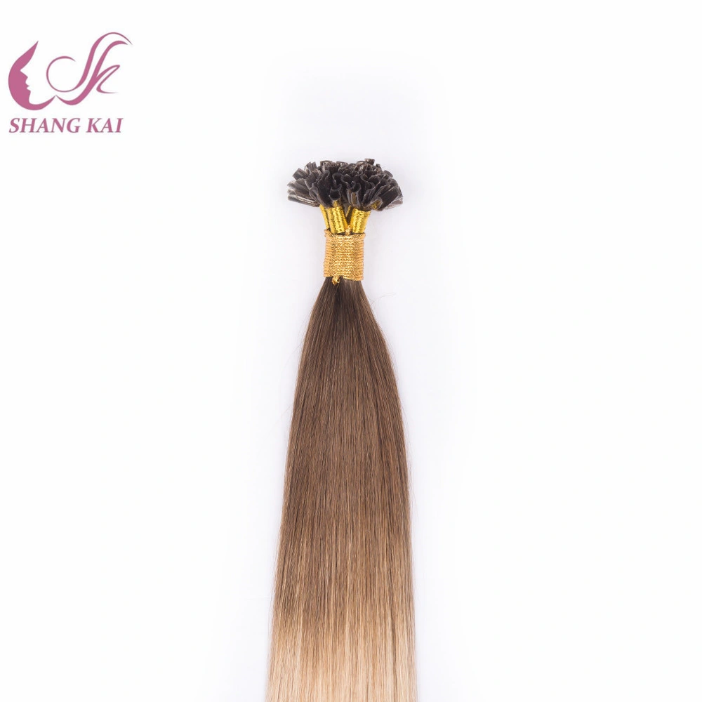 Supplier of Remy Wavy Nail Tip Human Hair Extension