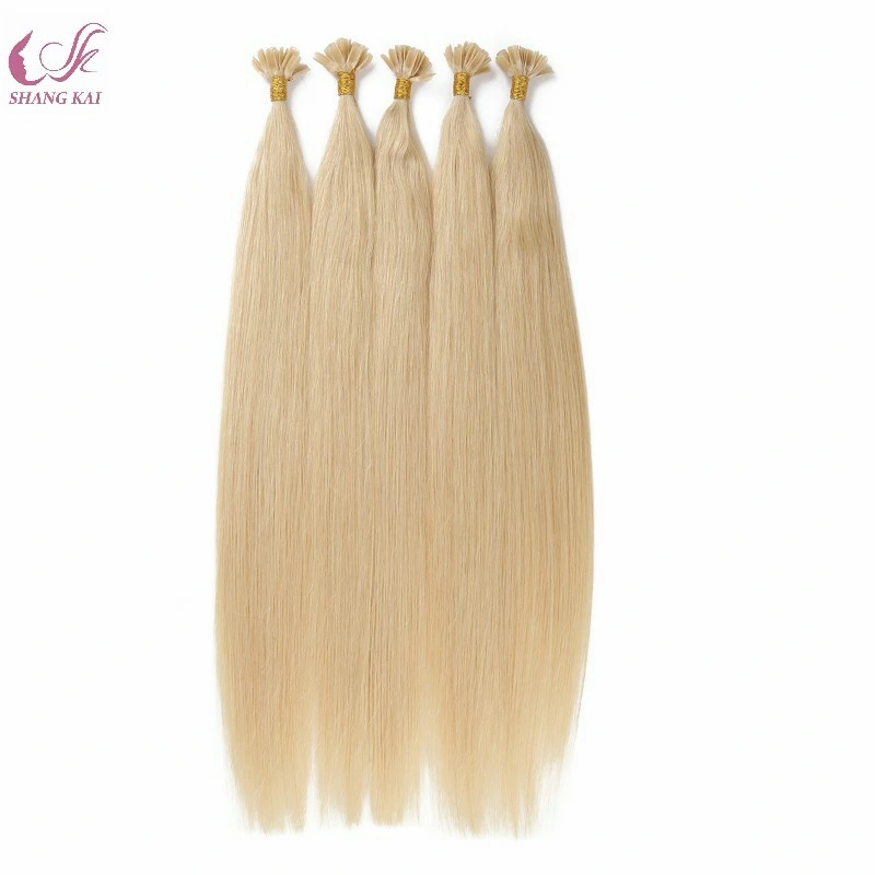 Wholesale Factory Price Unprocessed Remy Virgin European U Tip Nail Tip Hair Extension