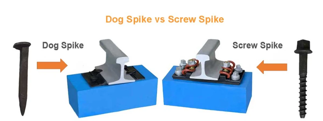 Light Crane Rail Track Spike Dog Spike