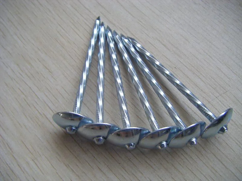 Q235 Twist Shank Unbrella Head Roofing Nail