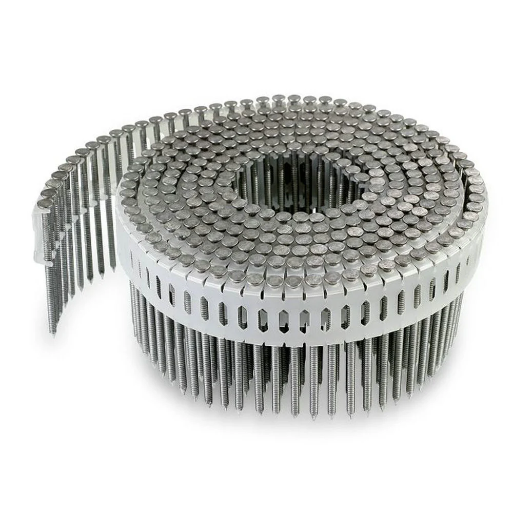 15 Degree Plastic Collated Nails for Roofing, Packaging, Construction