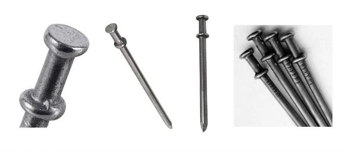 Duplex Nails 16D Galvanized Double Head Nails Duplex Head Nails with Smooth Shank