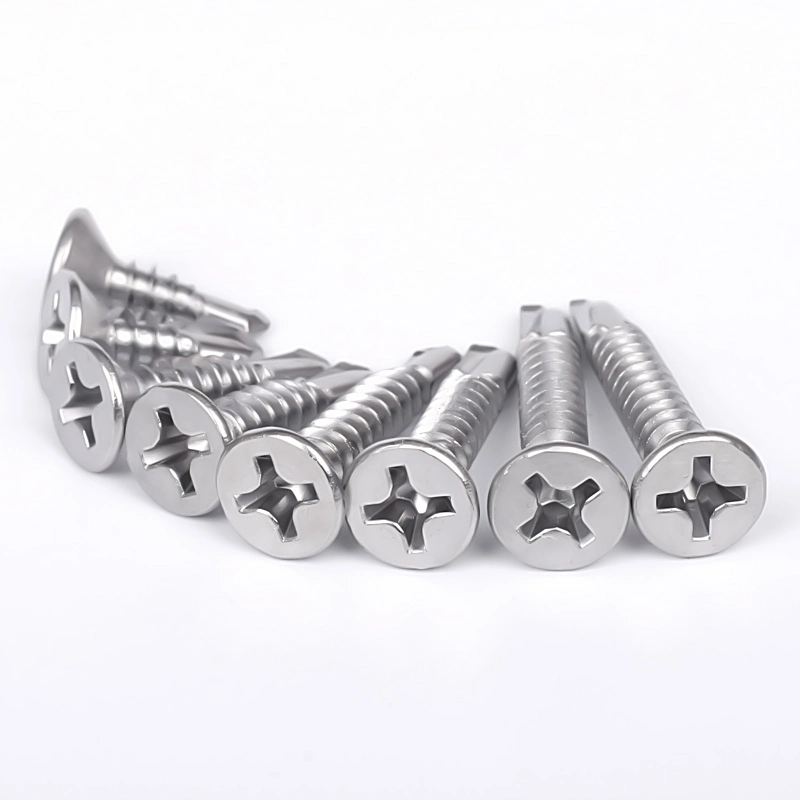 Wholesale Price SS304 Countersunk Head Self Drilling Screw Ss410 Self Drilling Screws