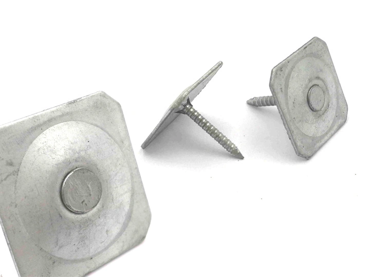 Eg Ring Shank Square Metal Cap Nails