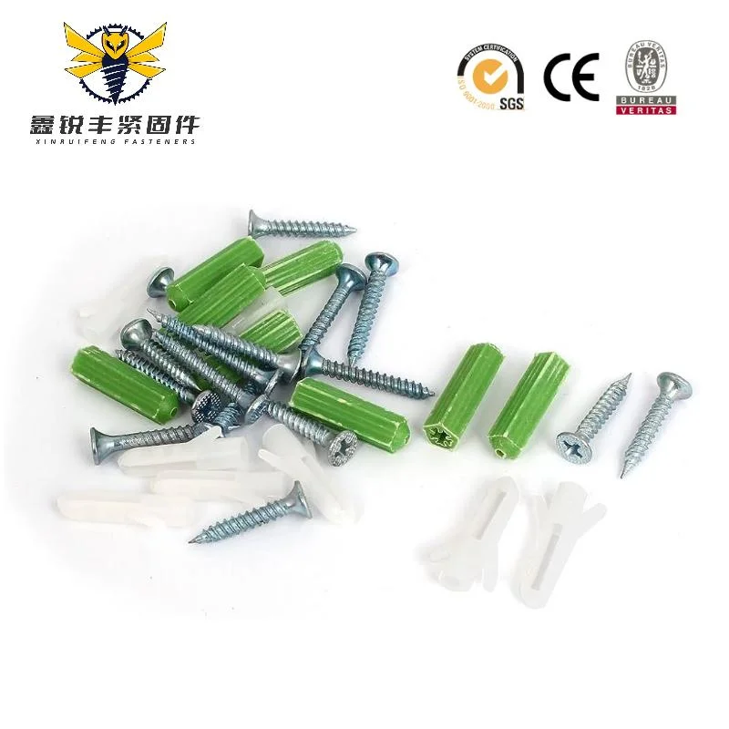 Plastic Anchor Bolt Dowels Plastic Expansion Mushroom Head Wall Anchor Plug Nail in Wall Ancho