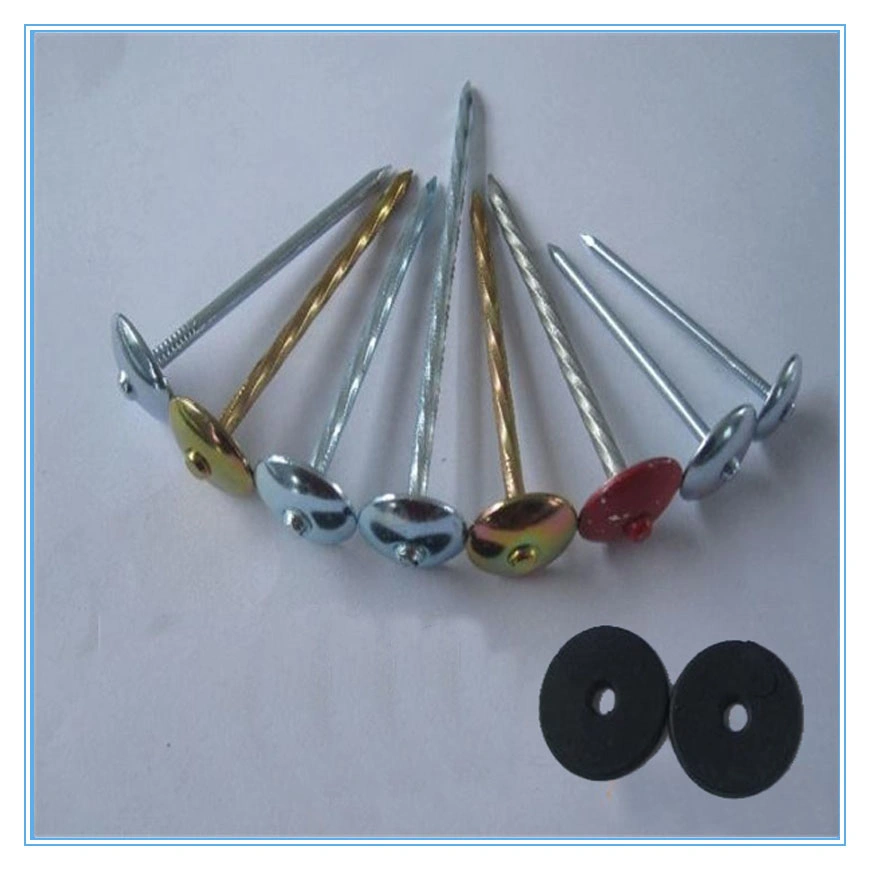 Assembled Concave Shank Roofing Nail