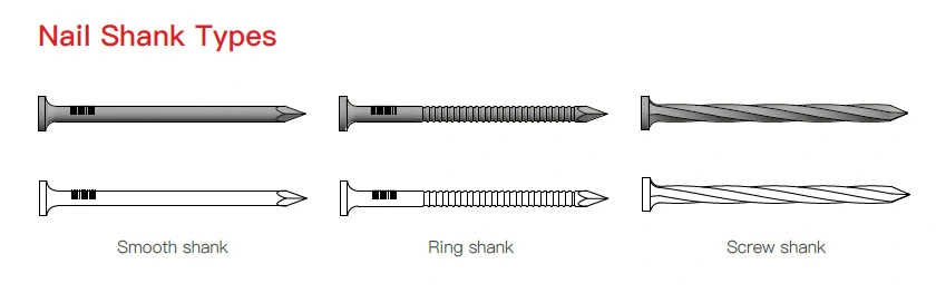 Steel Wire Coil Nails for Wooden Pallet Screw Shank Nail