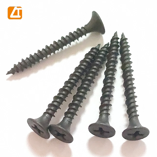 Hot Sale High-Low Black Phosphate Fine Coarse Thread Drywall Screw