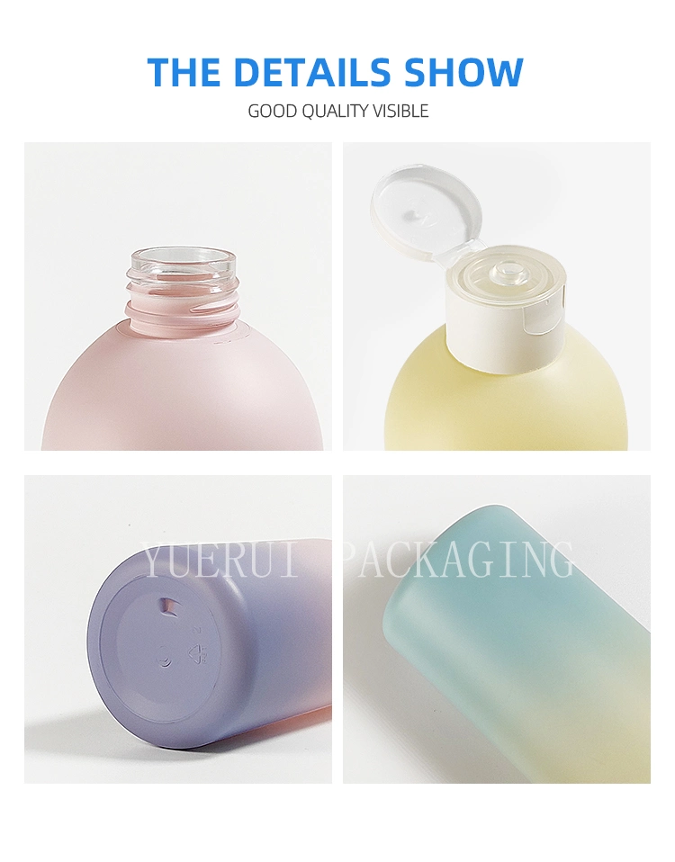 High-End 300mlelectroplated Bottle Body Round Shoulder Bottle Washing Package