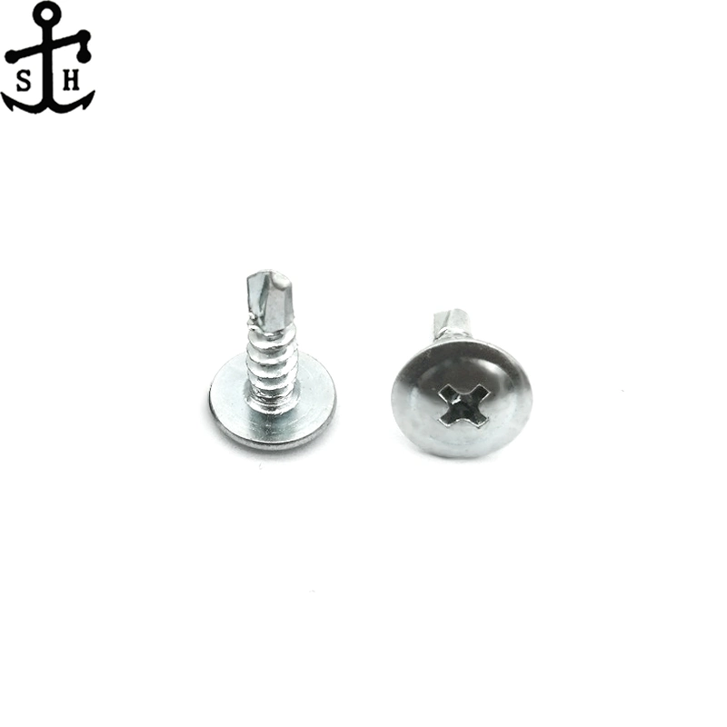 Phillips Wafer Head Self Drilling Screws C1022 Steel Modified Truss Head Screw Made in China