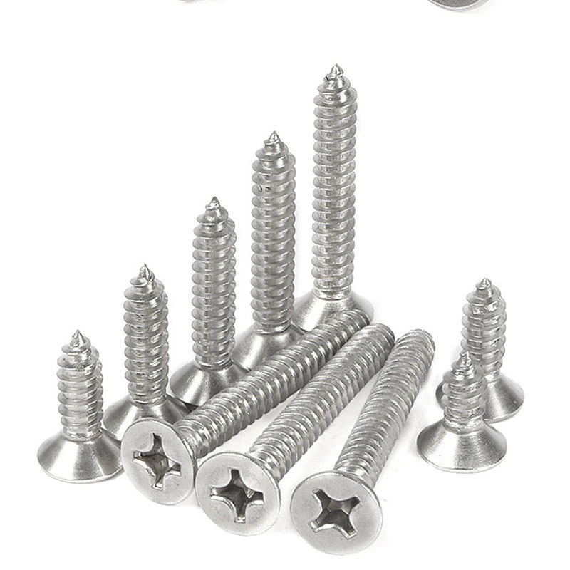 Carbon Steel Cross Countersunk Head Self-Tapping Screw Drilling Screw Fasteners