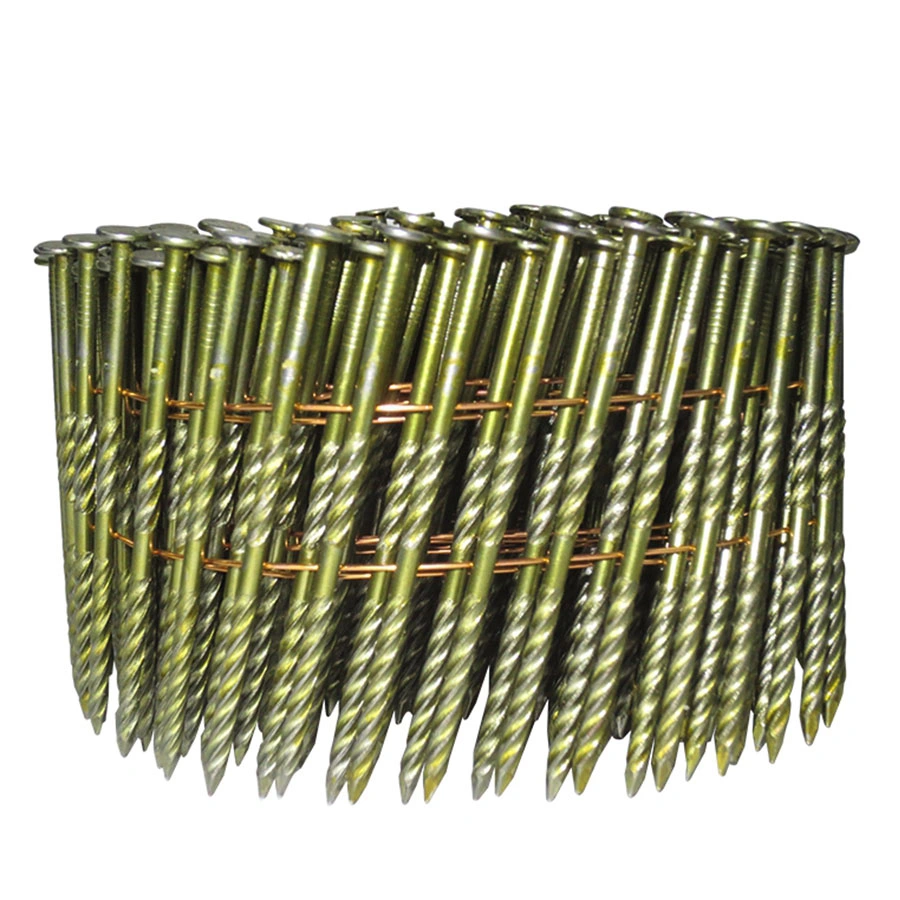 Bright Screw Shank Coil Nails for Wood Pallet