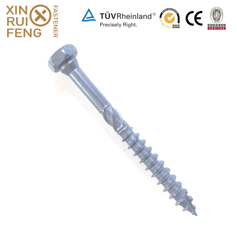 Xinruifeng Fastener Epoxy Coating Guard Class 3 4 Timber Building Purlin Crest Roofing Ruspert Zinc Hex Washer Head Self Drilling Screws