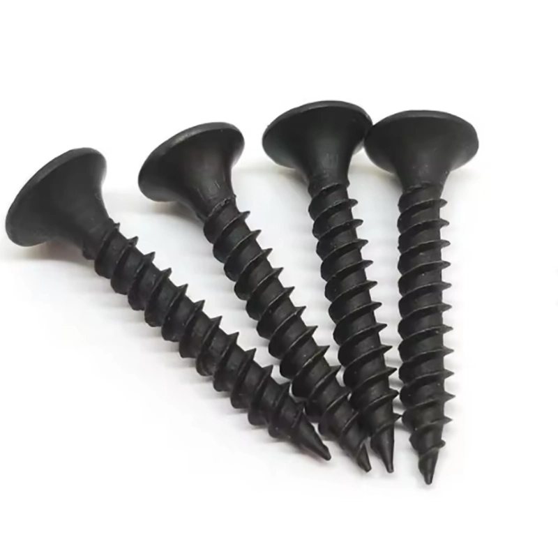 Professional Bugle Head Phillips Black Phosphate Tapping Drywall Screws for Plasterboard