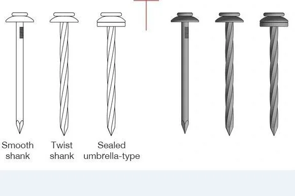 Roofing Nails Galvanized Clout Roofing Nails Stainless Steel Copper Clout Nails