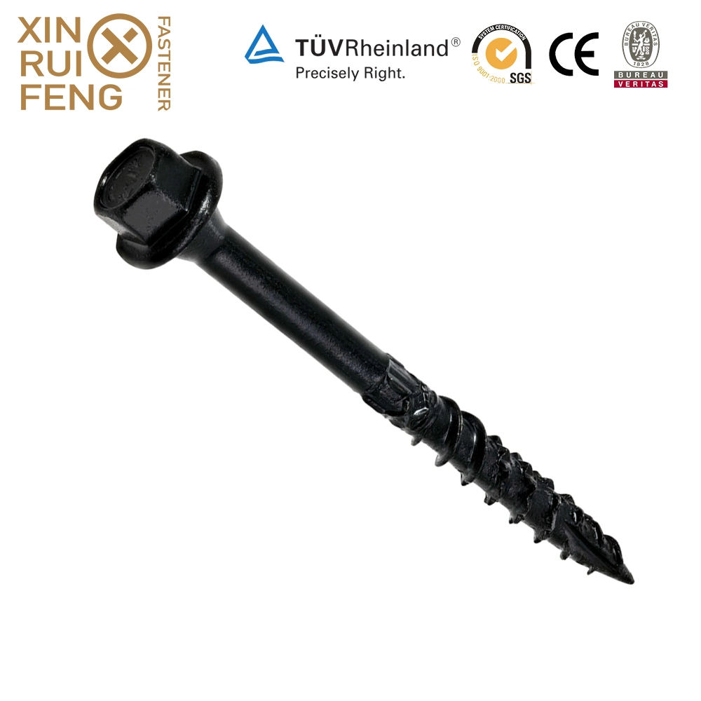 Xinruifang Fasteners 304 (A2) A4 Stainless Steel Bimetal Bi-Metal Csk Pancake Hex Washer Head Timber Stitching Tek Self Tapping Drilling Screws