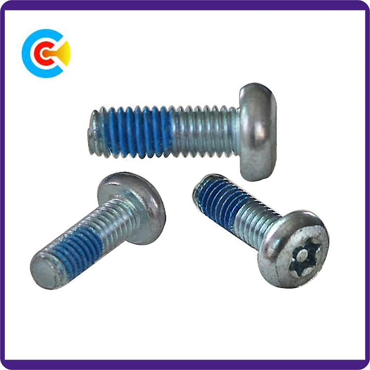 Stainless Steel Galvanized/M2.3 Flower/Cinquefoil Fasteners Pan Head Screws with Column