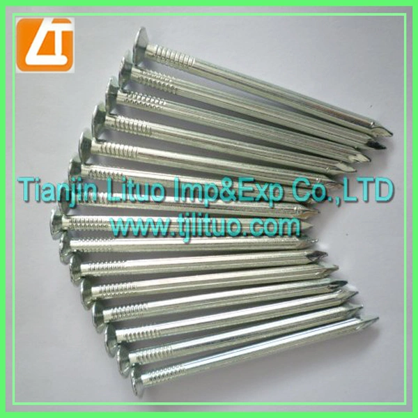 Electro Galvanized Twisted Shank Concrete Nails