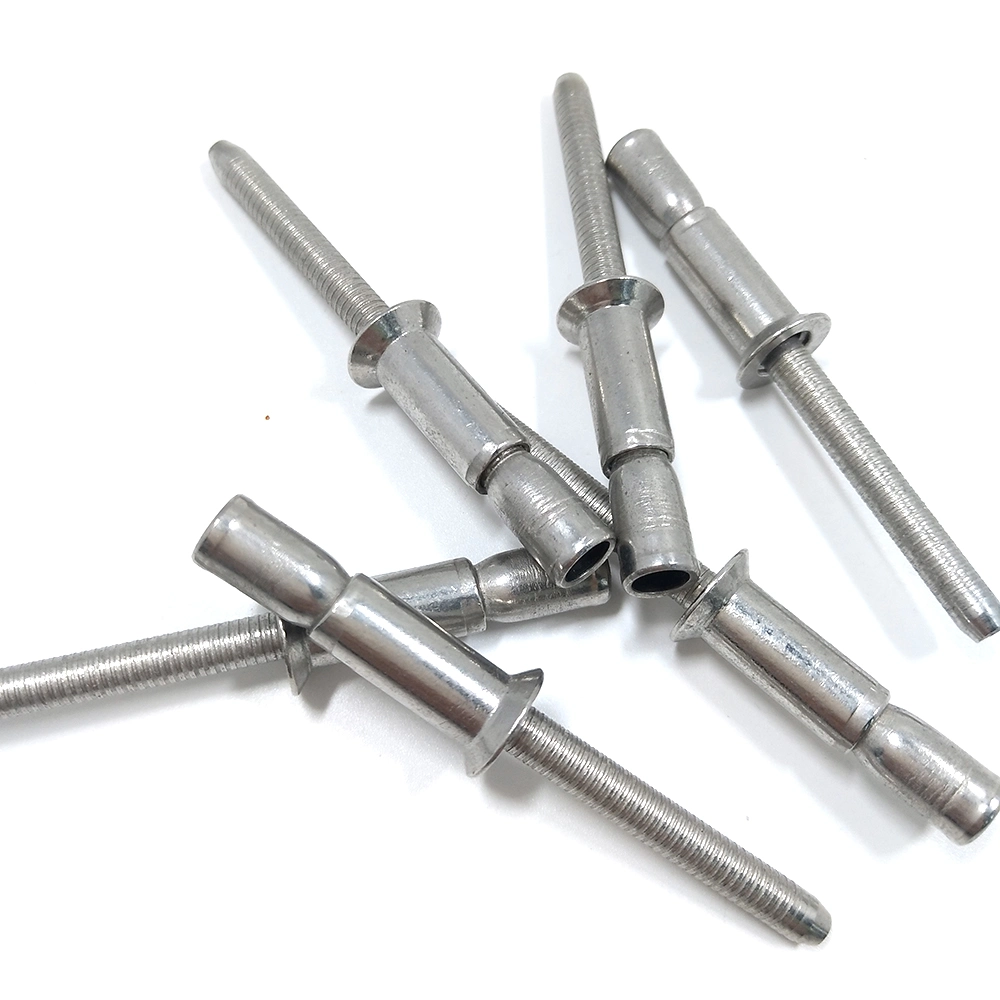 Low Cost Monobolt Structural Metal 304 316 Stainless Steel Rivet Al/Steel Nail Pop En Aluminum