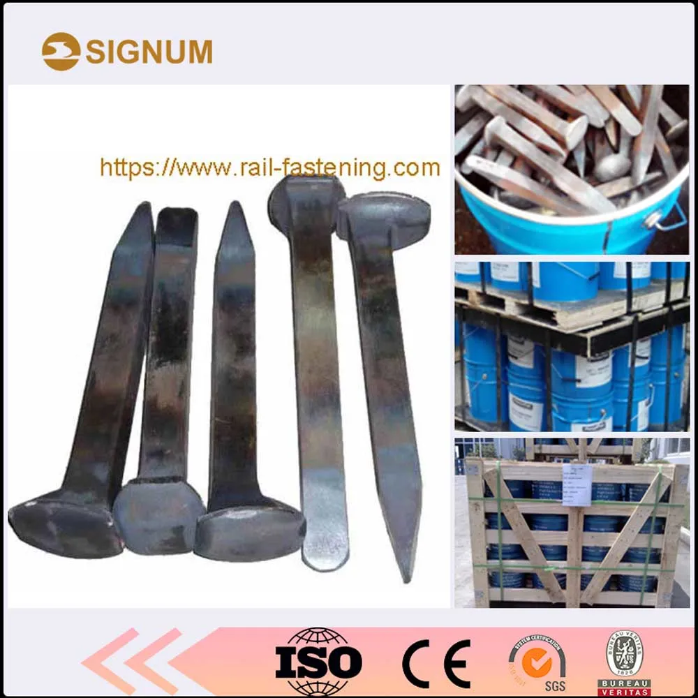 Railway Track Spikes/Railroad Track Nails/Q235 Railroad Nails