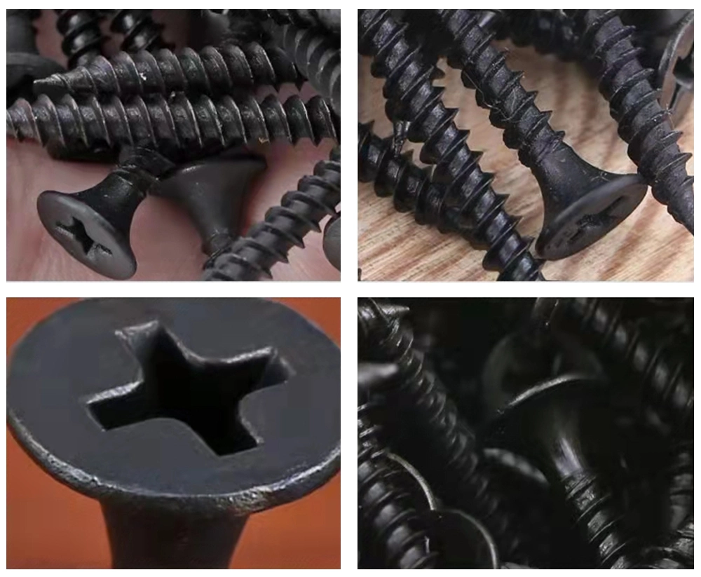 A1022A Fine Coarse Thread Gypsum Screw Black Phosphate Drywall Nail/Concrete Nail