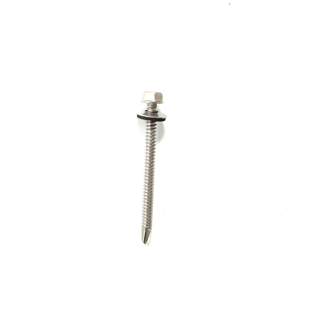 SS304 410 Modified Truss Wafer Phillips Head Tek Roofing Self Drilling Screws for Sheet Metal