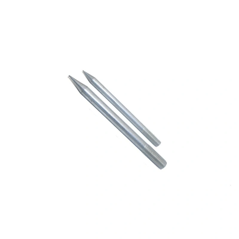 Customer Made Threaded Conical Dowel Pin Zinc Plated