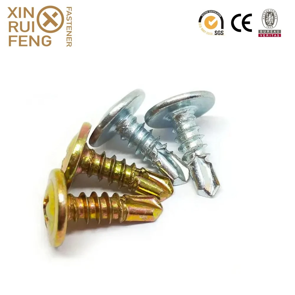 Phillips Drive Wafer Head Self Drilling Screw for Metal