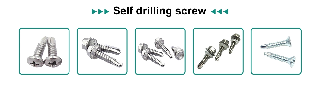 Factory Produce 4.8 Self Drilling Screw Wafer Head Phillips Screws Good Service