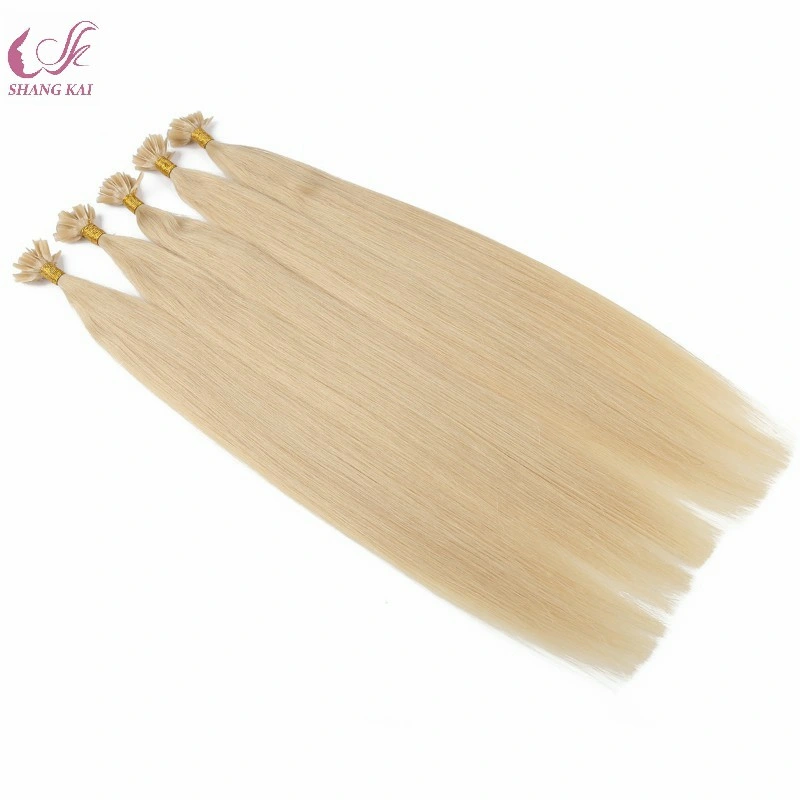 Wholesale Factory Price Unprocessed Remy Virgin European U Tip Nail Tip Hair Extension