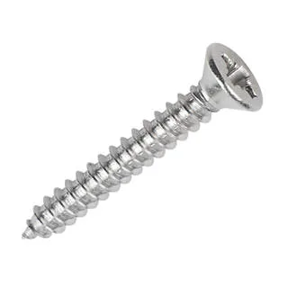 DIN7982 Galvanized Flat Phillips Head Self Tapping Screw