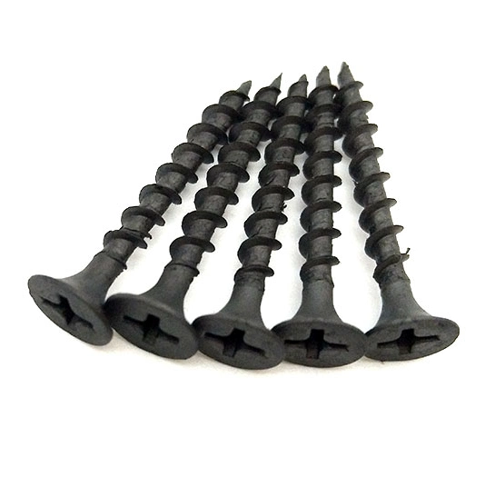 Black Phosphated Coarse Thread Drywall Screw