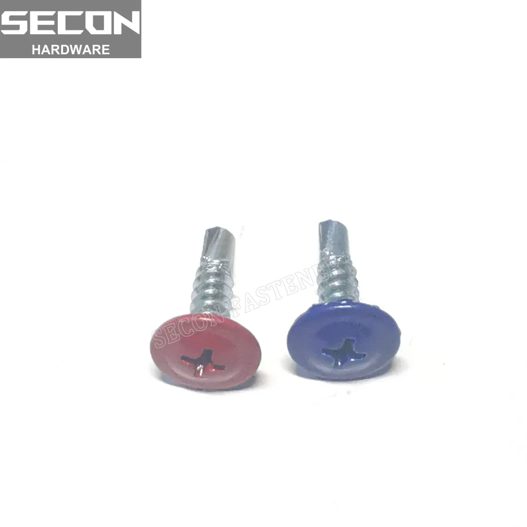 Made in China Factory Stainless Steel Truss Head Phillips Driver Self Drilling Screws Ss 410 St 5.5*45 Good Quality Hex Wafer Head Self Drilling Screw