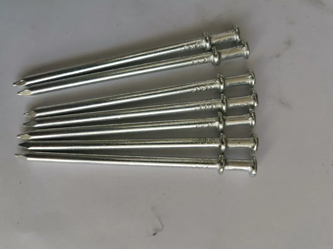 Polished Double Headed Nails Two Head Nail Duplex Head Nail