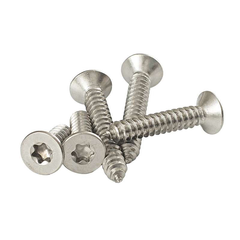 M4 M6 Stainless Steel Countersunk Flat Head Torx Drive Self-Tapping Deck Screws for Wood