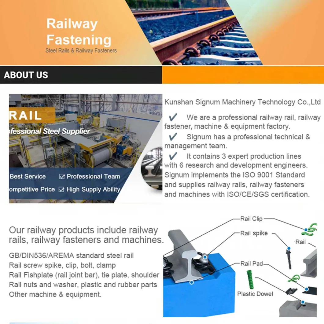 Rail Fastener Rail Dog Spike Track Spike