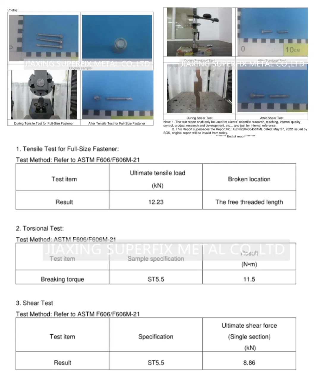 Star Drive Magni Anti-Corrosion Coating Double Countersunk/Csk Head with 6 Ribs Cutting Thread T17 Decking Wood Screw