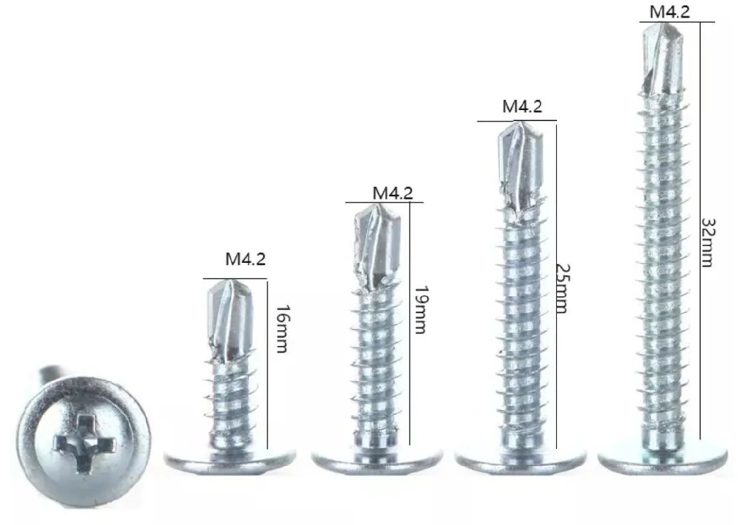 Phillips Modified Truss Head Stainless Steel Self Drilling Screws OEM Stock Support