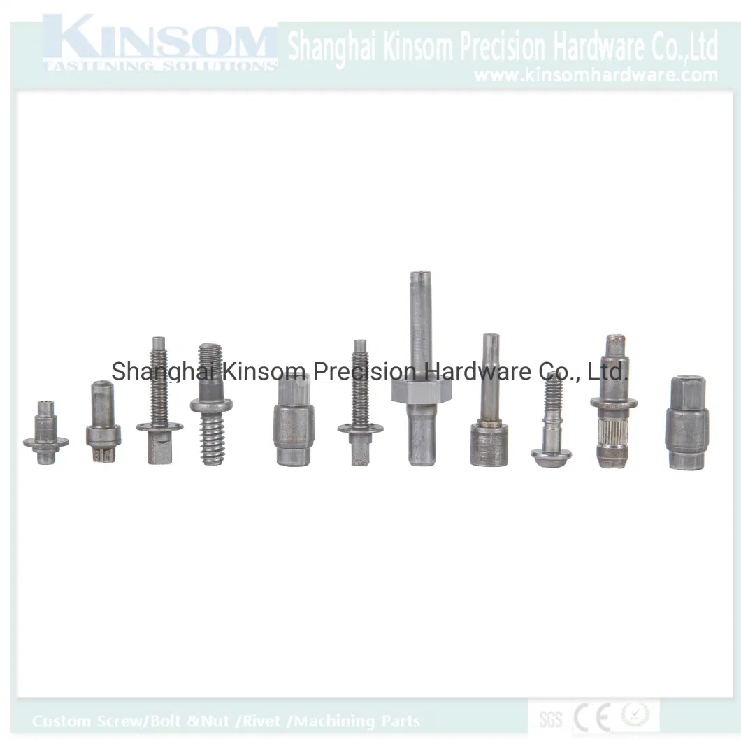 Knurled Neck Flat Head Machine Screw/Custom Steel Screw with 8.8 10.9class/Csk Head Screw M4 M6 M8/Flange Screw Serration Head/Taptite Screw/Fastener