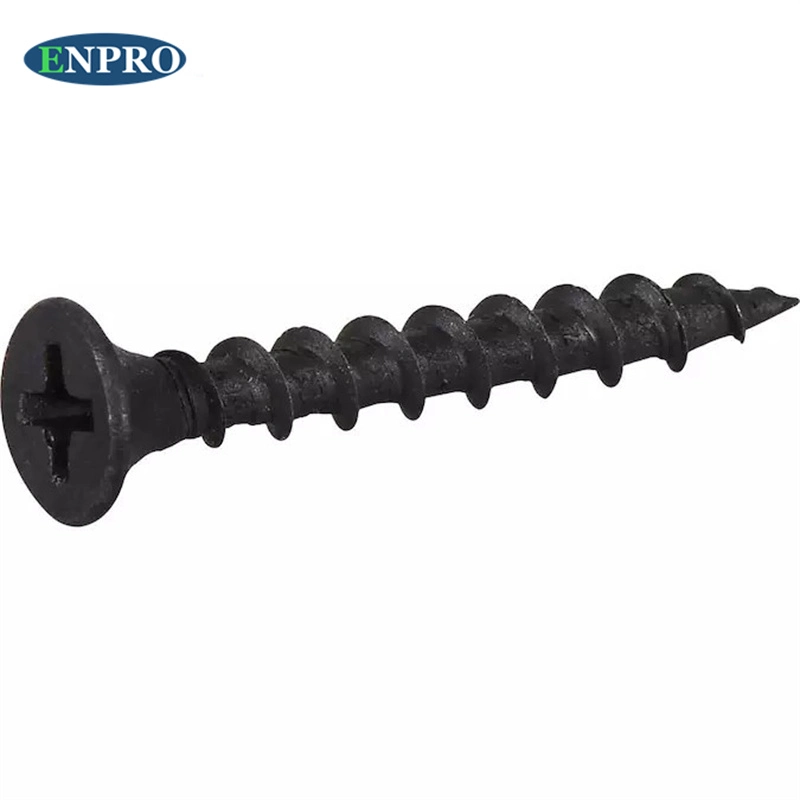 Tornillos Gypsum Plasterboard Black Phosphate Bugle Head Drywall Screw