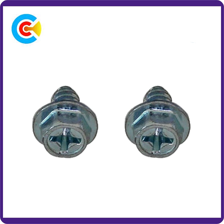 Stainless Steel Hex Flange Screw ANSI Standard Hex Flange Screw