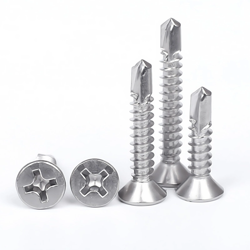 Wholesale Price SS304 Countersunk Head Self Drilling Screw Ss410 Self Drilling Screws