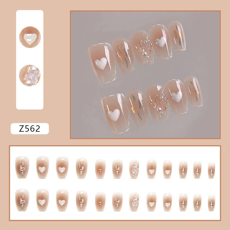 New Diamond Enhancements Medium Long Ballet Nail