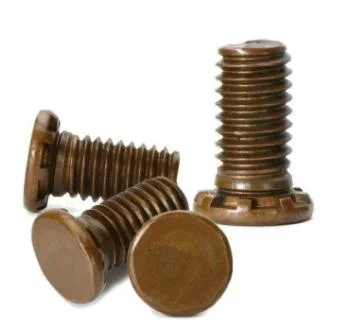 China Factory M6 M8 Ultra Low Head Serration Special Machined Copper Screw