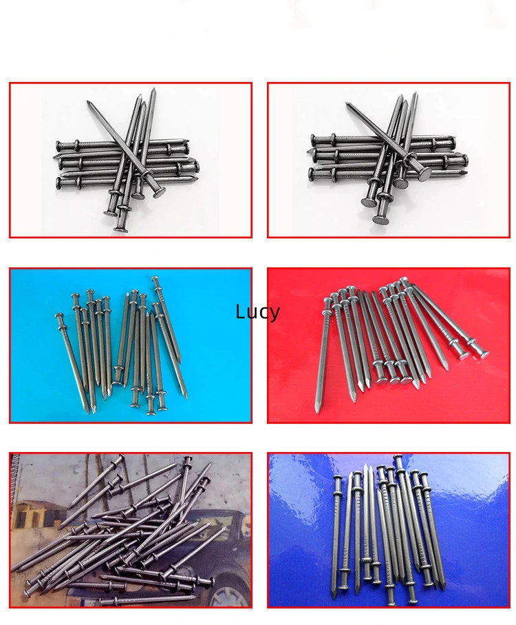 6D Polished Duplex Nails/Common Wire Double Headed Nails for Canada